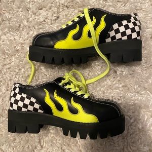 Dollskill Checkerboard Bowling Shoes